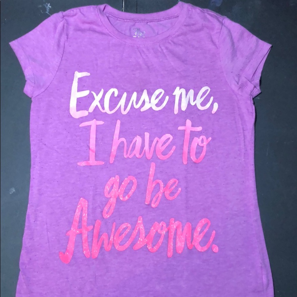 Children’s Place purple tee for girls size 7/8
